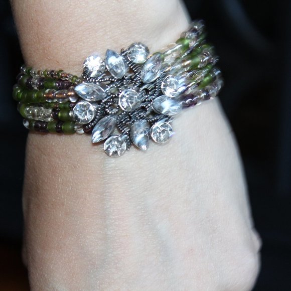 Beautiful Handmade Bracelet Small Wrist EUC - Picture 6 of 6